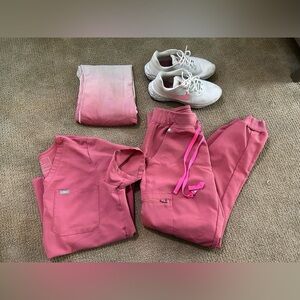 Figs size small peace out breast cancer set with or without Nikes